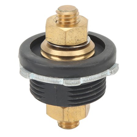 3/8 tum Batteripolskoppling Genom Stud 250A Batteriladdare Post för Bil Husbil Båt Yacht Svart (Negativ)