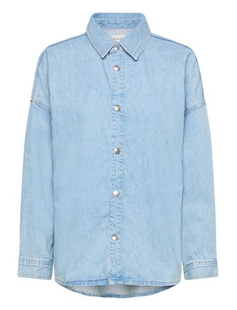 Relaxed Linen Denim Shirt Aaron Blue Calvin Klein Jeans