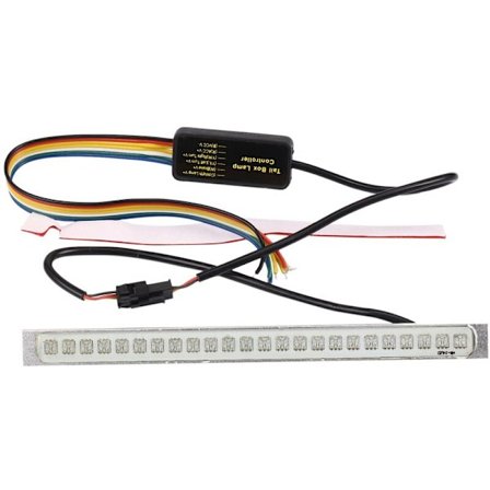 Universal fargerik strobe LED-lysstripe/bakbremsestopplys/blinklys/skiltlys