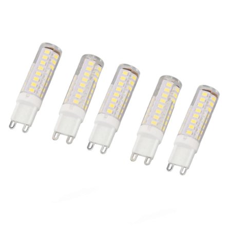 5 stk 7W G9 Dimbar LED-lamper Høy Lysstyrke Energibesparende [DB]