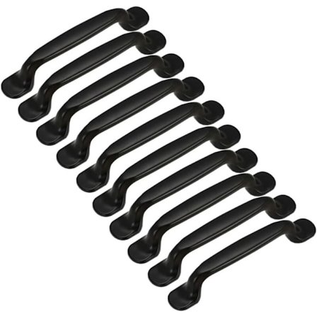 10 stk. Dørhåndtag til køkken, skab, skuffe, soveværelsesmøbler