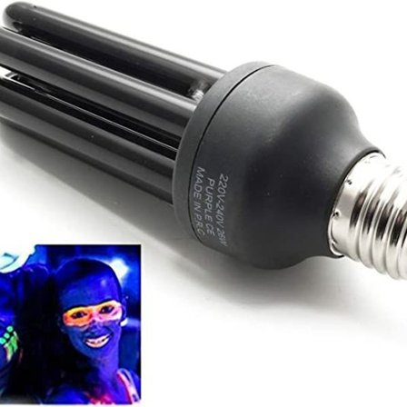 UV svart ljus skruv E27.3U12 rördiameter 36WW lämplig för disco, fest, DJ,