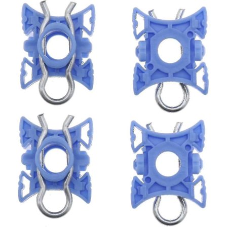 Guoxing 3509416 Guide Slider Clips til Forrude Vindueshejs, Glidende Pivot Kæbeblok, Auto Udskiftning