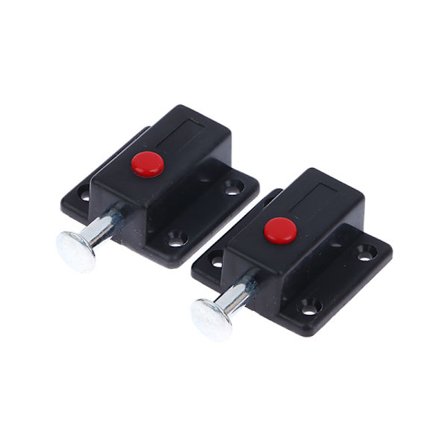 2 Stk Dørbolter Låselås for Dør Vindusskap Boksskap