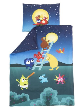 Babblarna Babblarna Baby - The Moon, Bed Set, Cot - Multi/patterned - 100X130+38X55CM