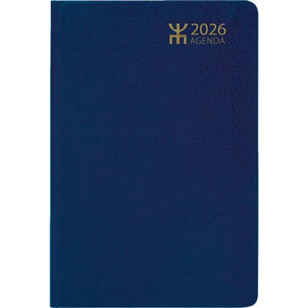 Almanacksförlaget Kalender Agenda Blå Konstläder