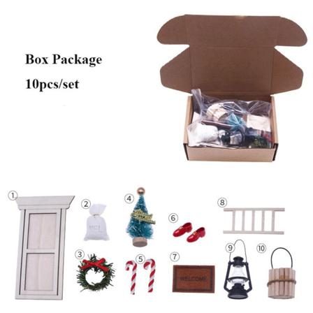 1set Dockhuslampa Julstövlar 2 2