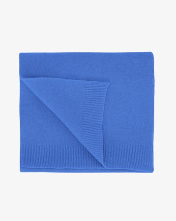 Merino Wool Scarf - Pacific Blue
