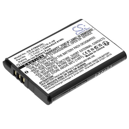 Akku yhteensopiva Nintendo 3DS / Swtich Pro käsiohjaimen kanssa 3.7V 1300mAh