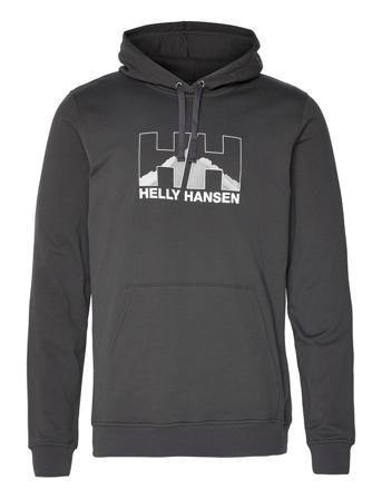 Nord Graphic Pull Over Hoodie Hoodie Trøje Grå Helly Hansen