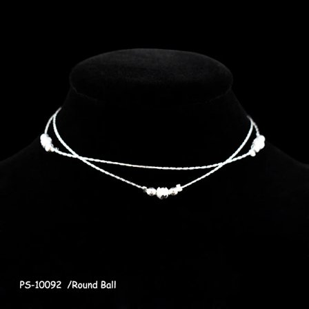 Heta dubbla lager ovala matta pärlberlock fotlänkar 925 Sterling Silver Dam Kul Fotlänk Armband Dam Mode Smycken~00685