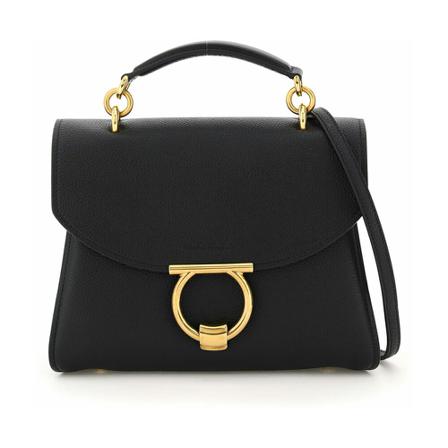 Salvatore Ferragamo Margot Håndtaske Sort, Dame Håndtasker, Størrelse: ONE Size