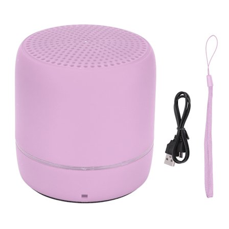 Bærbar Bluetooth5.0 Højttaler Bas Stereo 280Hz‐16KHz Mini Rejsehøjttaler til Udendørs Pink