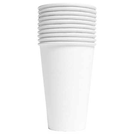 Papkrus Hvid 35 cl 10-pak