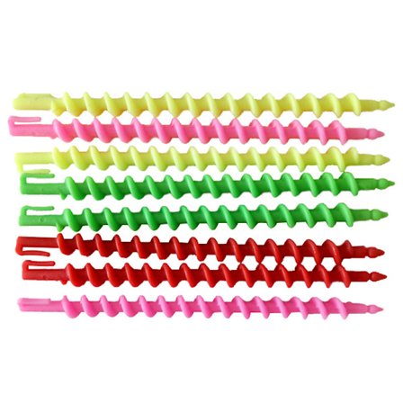 66 Pakk Spiral Perm Jern Naturlig Hår Spiral Jern Barber Hår C