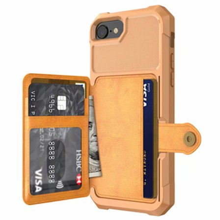 iPhone 8 Praktiskt Skyddskal med Kortfack