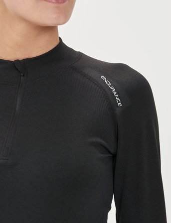 Endurance Halen W Seamless Midlayer - Black - L/XL