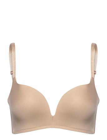 Love The Lift Lingerie Bras & Tops Plunge Bras Beige Maidenform