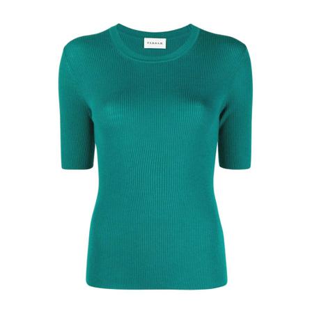 P.a.r.o.s.h. Round-neck Strik Grøn, Dame Striktrøjer