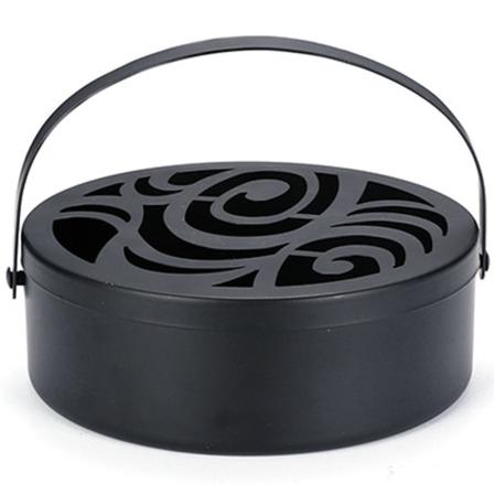 Myggspiralholder, Klassisk Metall Røkelseholder, Spiral Myggspiralholder, Myggspiralholder, Dekket Håndtak, Hjem, Camping, Reise