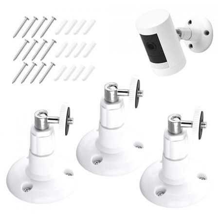 Kameran kiinnitys - 360° astetta säädettävä - Seinäkiinnitys - tarrapidike - rengas