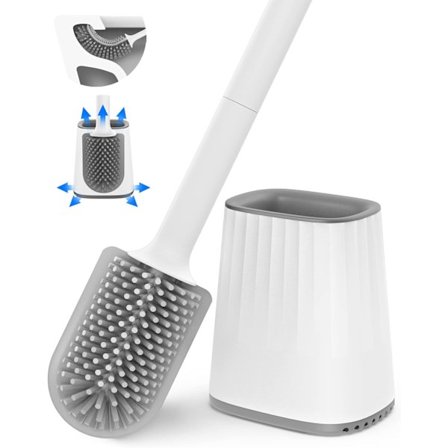 WC-harja, silikoninen WC-harja pidike-sarjalla, Dead Co