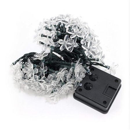 Äitienpäivälahja, Aurinkokenno LED Ulkovalo, Vaihtuvat Kirsikankukat