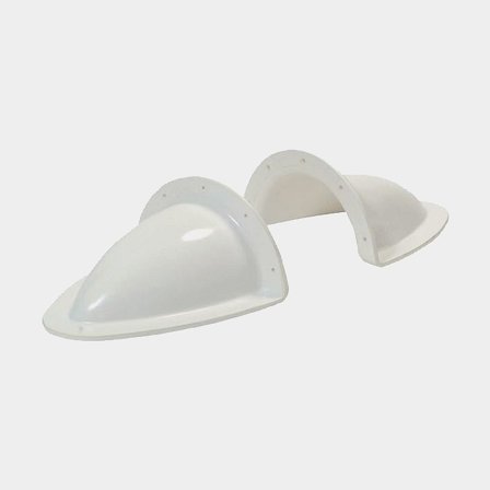 Pokrywa do rury rufowej Max Power, Ø185 x 300 mm, 2-pak - Jachtowa