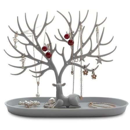 Hjortehorn Smykkeholder, Tre-lags Smykkeholder Med Skuffer, Dekorativ Smykketræ-yuhao