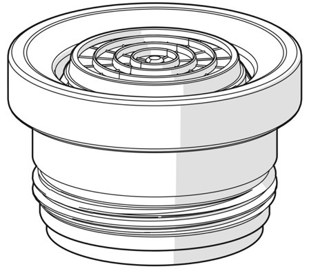 Oras 1012273V-33 Strålesamler M20x1, mattsvart, Baderom