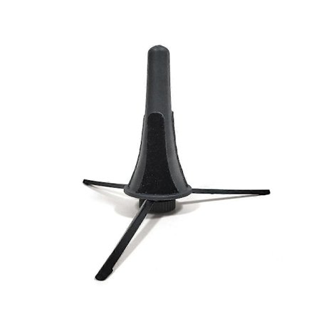 Vind Musik Tilbehør Bærbar Aftagelig Klarinetfod Klarinet Display Stand Sort Trebenet