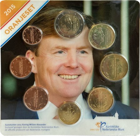 Holland 2015 - Oranje - Møntsæt BU