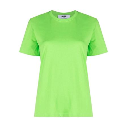 Msgm, T-Shirts Zielony, Kobieta, Rozmiar: M