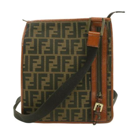Fendi Vintage, Shoulder Bags Bruin, unisex, Maat:ONE Size