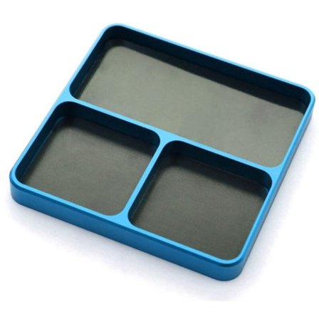 100X100Mm Metallmagnet Skrutrekkskuffholder Plate Fjernkontroll Crawler Bil Båt Drone Reparasjonsverktøy Diskmodell, A