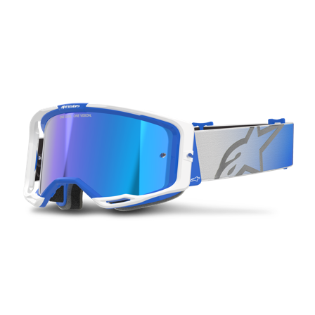 Masque Cross Alpinestars Vision 8 Corp Bleu/Blanc