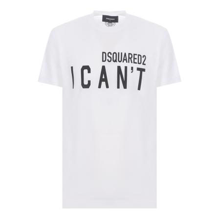 Dsquared2 T-Shirts Hvid, Herre