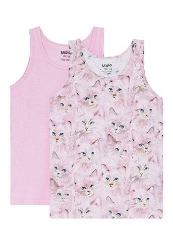 Jeanie 2-Pack Night & Underwear Underwear Tops Pink Molo