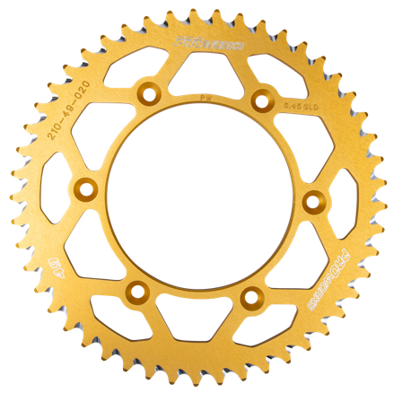 Zębatka Tylna Proworks Aluminiowa Żółta - Honda CRF 300RX 2022-2026