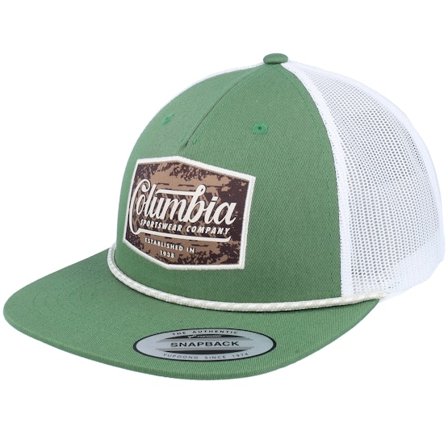 Columbia - Grün Trucker Cap - Flat Brim Canteen, Landro Trucker @ Hatstore