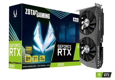 Zotac GAMING GeForce RTX 3050 ECO - grafikkort - GF RTX 3050 - 8 GB