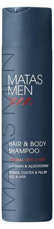 Matas Striber Men Hair & Body Shampoo til Normal Hud 250 ml, Mænd, Kropspleje, Bad & Brus