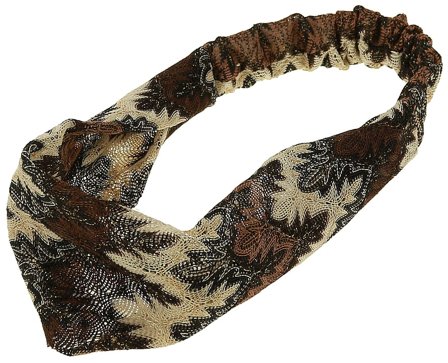 Senze Strikket Hårbånd Brun mix, Hår, Hårpynt, Hårbånd