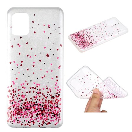 Deco Samsung Galaxy A31 Etui - Farverig Hjerter