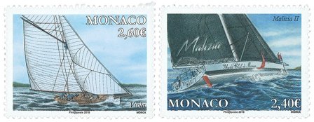 Monaco - Sejlads - Postfrisk sæt 2v Martin Mörck