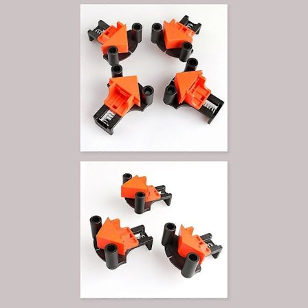 Træbearbejdningsværktøj Klemme Plastik Fikseringsclips Samlingsbeslag Hurtigklemmer til Træ Håndværktøj