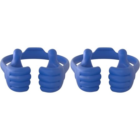 Thumbs Up 2-pak Tablet Stand, Tablet Display Stand Holder til skrivebord, Tablet Stand Kompatibel med iPad-serien, Samsung Galaxy Tabs