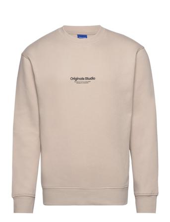 Jorvesterbro Sweat Crew Neck Noos Tops Sweat-shirts & Hoodies Sweat-shirts Beige Jack & J S