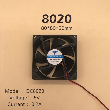 DC børsteløs vifte Datamaskinveske Kjølevifte 5V 12V 24V Lager C