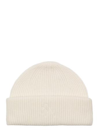 Signe Beanie Accessories Headwear Beanies Hvit Sui Ava*Betinget Tilbud